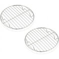 thumbnail image 1 of GFDYREE Grilles de Cuisson Vapeur de 7,5 Pouces, Grille de Refroidissement Ronde en Acier Inoxydable, Ensemble de 2, Multi-Usage pour Friteuse à Air Chaud, Autocuiseur, Lavable au Lave-Vaisselle, 1 of 7