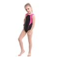 thumbnail image 4 of Gyratedream Girls One Piece Swimsuit Quick Dry Beach Swimwear for Practice and Competition Sun Protection Bathing Suits UPF 50+, 4 of 6