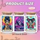 thumbnail image 2 of Juego de pegatinas DNCHGOYA con forma de calavera de Halloween, 12 hojas, 24 x 11 cm, 2 of 7