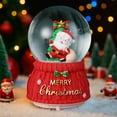 thumbnail image 5 of NWOKYZGH Gift Wrapped Christmas Tree Music Box Color Light Xmas Train Musical Snow Globe for Girls and Boys Baby Kids Daughter Mom Granddaughter Grandma Sisters Women Presents Gifts, 5 of 6