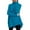 Blue, variant on RMGVDSD Womens Turtleneck Long Batwing Sleeve Asymmetric Hem Casual Pullover Sweater Knit Tops Oversized Sweaters Solid Color Comfort Pullover Sweater Tops /White