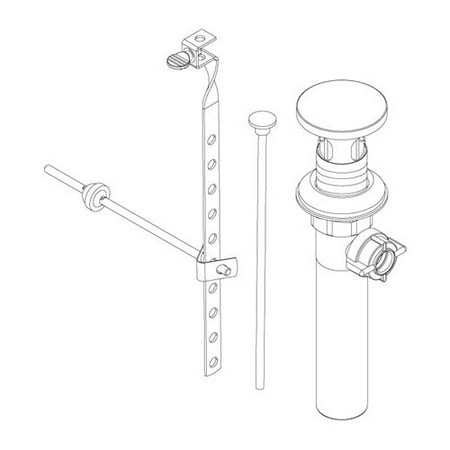 Danze 50 Pop Up Drain Embly Danze 50 Pop Up Drain Embly