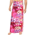 thumbnail image 2 of LA LEELA Men's Bath Trunk Swimwear Sarong Pareo Beach Wrap One Size Pink_Y578 Summer Vacation Party, 2 of 4