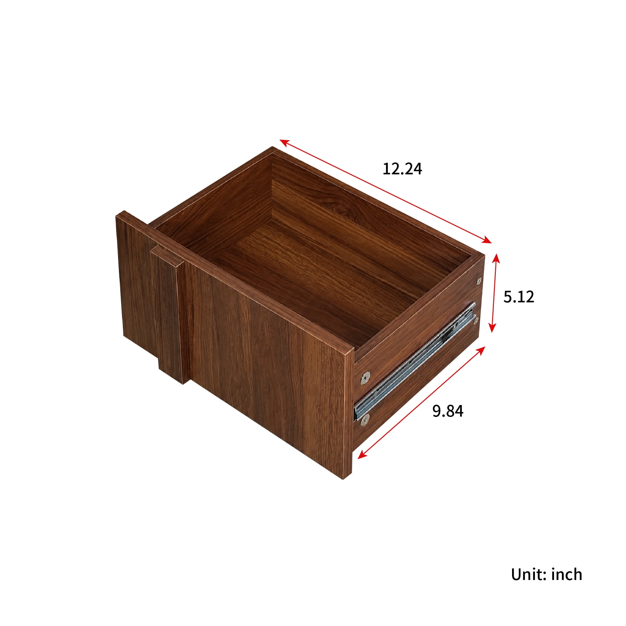 71" Tall Bookshelf Freestanding Bookcase Storage Cabinet with Drawers & Open Shelves