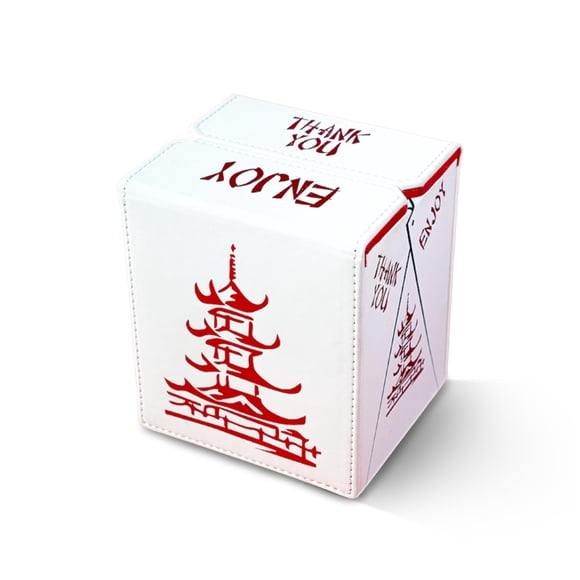 Caja para mazos SleeveChief de cuero vegano con diseño holo para 100 cartas