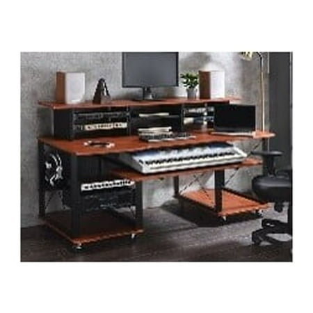 UPC: 0840412315145 | Megara Music Desk; Cherry & Black Finish OF00988