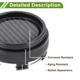 thumbnail image 6 of Unique Bargains Wheel Center Caps 66mm/2.60" Black 1 Pcs with Black Carbon Fiber Pattern Sticker, 6 of 6