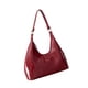 thumbnail image 4 of Bolso de hombro para mujer, de piel sintética, versátil, ligero, tipo hobo, para ir de compras. Rojo, 4 of 9