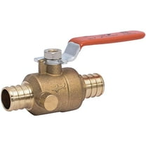 SharkBite Brass Barb Ball Valve With Drain 24613LFA - Easy Installation - 3/4 x 3/4 Inch