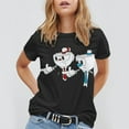 thumbnail image 3 of Cuphead T-Shirts for Men Women, Anime Short Shirts, Unisex Short Sleeve Tops, Crew Neck Tee Shirts, S-4XL, 3 of 8