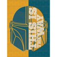 thumbnail image 1 of Star Wars Mandalorian Impression sur Toile Demi-Citation, 1 of 1