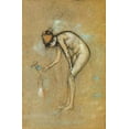 thumbnail image 2 of Whistler, James McNeill 22x32 White Modern Wood Framed Museum Art Print Titled - A Violet Note 1885, 2 of 4