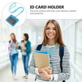 thumbnail image 2 of MasteelfCA 1pc Bus Cards Employee Id Cards Sleeve ID Cards Badge Holder with Hanging Rope, 2 of 8