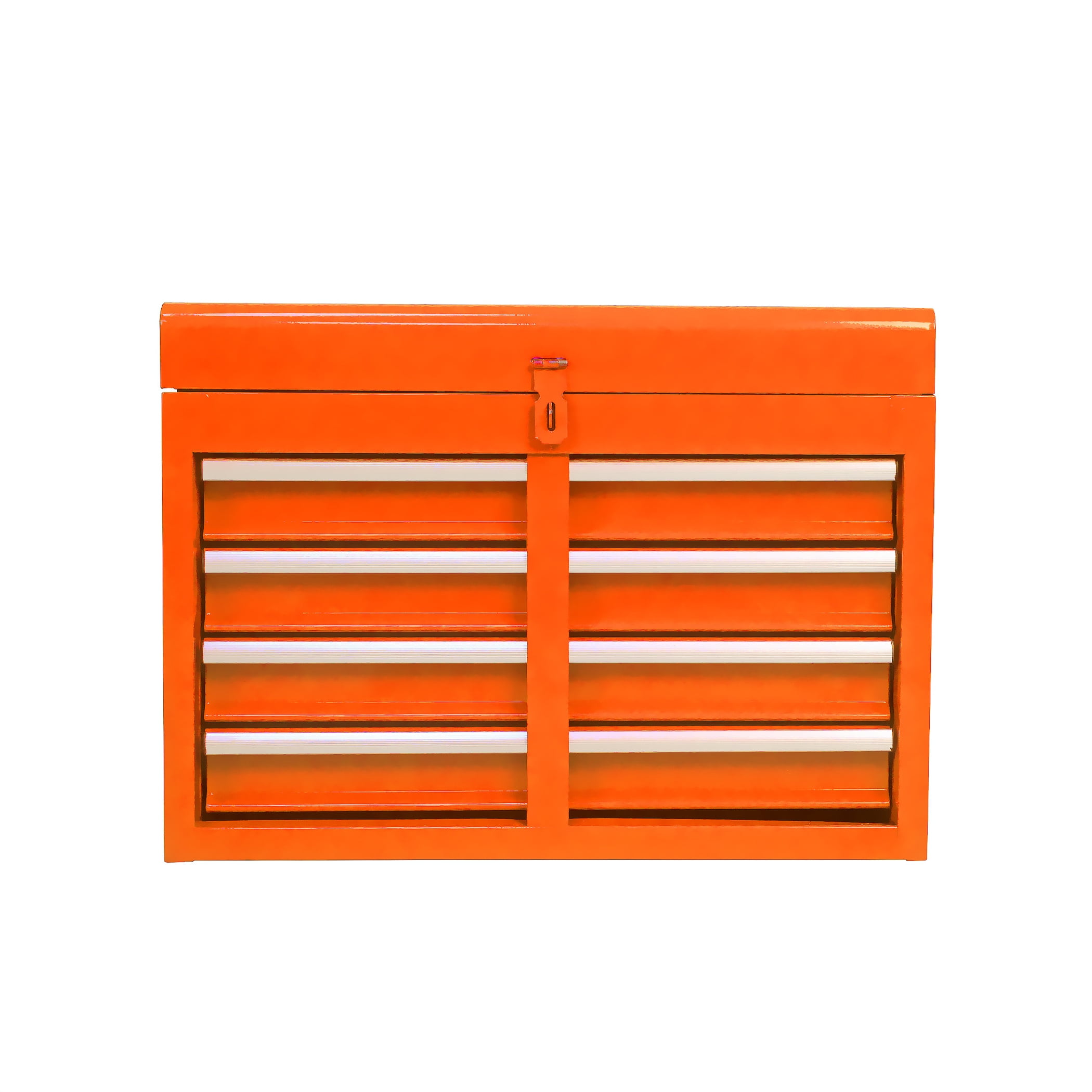 Aukfa Tool Box, 2 in 1 Steel Rolling Tool Chest & Cabinet On Wheels for Garage, 5-drawer, Orange