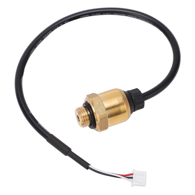 Pressure Transducer PC Copper Lightweight Anti Shock 11.8in Electric Pressure Sensor for Coffee Maker G1/4