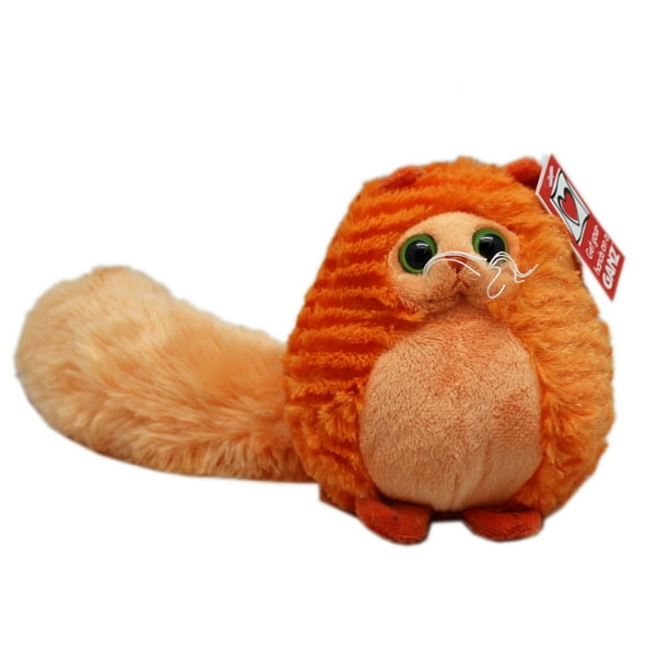 Tailettos Cat Long Hanging Tail Orange Tabby Cat Plush Toy By Ganz