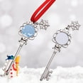 thumbnail image 3 of Creative Wreath Shape Hanging Decor Christmas Style Festive Touch Plastic Hanging Widget for Home, 3 of 9
