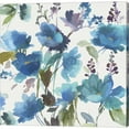 thumbnail image 1 of Blue Flower Garden I by Asia Jensen, Canvas Wall Art, 12W x 12H, 1 of 2
