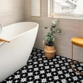 thumbnail image 3 of DEWOO 10PCS 12" x 12" Peel and Stick Floor Tiles, Vintage Floral Removable Self Adhesive Vinyl Flooring Stickers, Renter Friendly DIY Tile for Kitchen Entryway Bathroom Living Room, 3 of 10