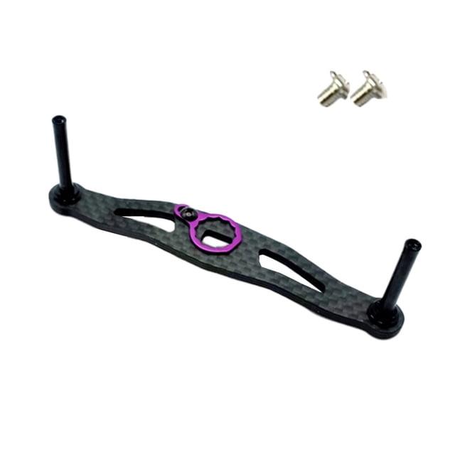 Bgsha Fishing Rocker Handle FOR DAIWA FOR ABU Hole 8/5MM Carbon Fiber BaitCasting Reel Reel Rocker Grip Carp Fishing Accessories
