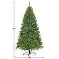 thumbnail image 2 of Costway 6Ft Unlit Hinged PVC Artificial Christmas Tree Premium Spruce Tree w/ 928 Tips, 2 of 10