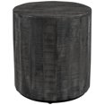 thumbnail image 1 of Table d'appoint industrielle moderne en bois massif – gris vieilli, 1 of 4