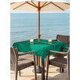 thumbnail image 2 of Outdoor Tablecloth with Umbrella Hole and Zipper, Green Marble Square Table Cloth 54x54 Inch Waterproof Tablecloth, Modern Farmhouse Gradient Abstract Fluid Art Picnic Table Cover for Patio Camping, 2 of 7