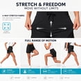 thumbnail image 6 of Women's High Waisted Yoga Shorts with Zipper Pockets, Loose Fit Drawstring Athletic Shorts for Women, Quick Dry Breathable Casual Workout Running Lounge Shorts for Gym Hiking Travel, 6 of 8