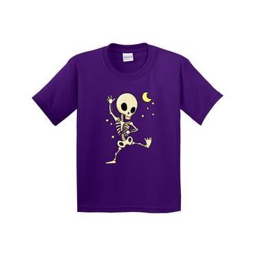 Inktastic Cute Dancing Skeleton Youth T-Shirt