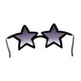 thumbnail image 4 of Retro Funky Star Shape Hippie Plastic Sunglasses Black Smoke, 4 of 4