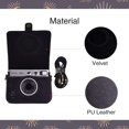 thumbnail image 3 of ORUYROP Mini EVO Case for Fuji Instax Mini EVO Camera, Adjustable Shoulder Strap, PU Leather, Black, 1 Pack, 3 of 7
