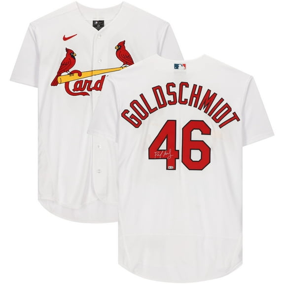 Paul Goldschmidt St. Louis Cardinals Autographed White Nike Authentic Jersey