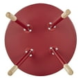 thumbnail image 5 of Weston Home Chelsea Lane Round Top Tray End Table, Red, 5 of 6