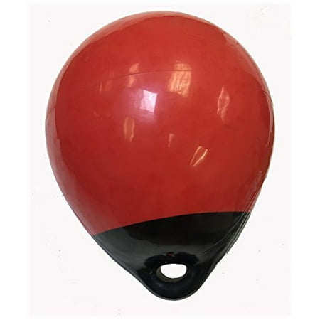 Polyform Mooring Buoy - KUFA Red/Black 15” Diameter (inflated Size: 15