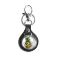 thumbnail image 1 of headset pineapple sunglasses fruit key link chain keyholder finder hook metal, 1 of 3