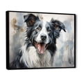 thumbnail image 2 of Designart "Faithful Dog Companion II" Animals Floater Framed Canvas Wall Art, 2 of 7