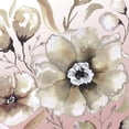 thumbnail image 3 of Medley, Elizabeth 15x15 Black Modern Framed Museum Art Print Titled - Neutral Flowers on Pink I, 3 of 5