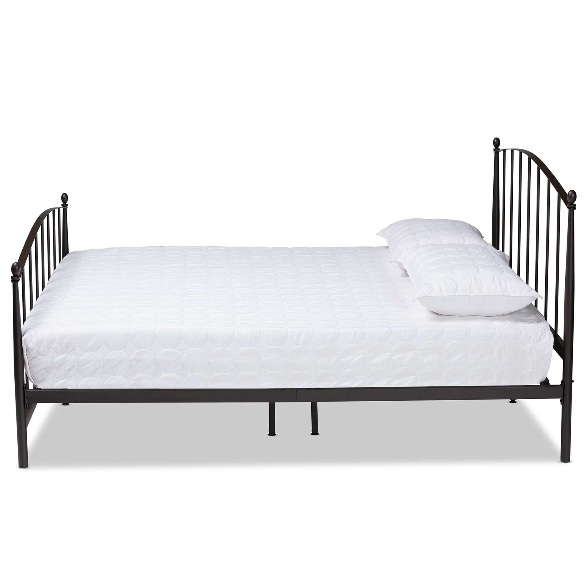 Baxton Studio Lana Modern Engineered Wood Platform Bed, Queen, Black