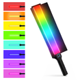 thumbnail image 1 of Lámpara Luz LED Profesional RGB Recargable con Luz Blanca/Cálida, Colores Ajustables, Control Remoto, Para Maquillaje Fotografía Video Streaming, USB-C, COMERLIV, 1 of 9