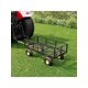 thumbnail image 2 of 900 lbs garden cart featuring adjustable handles y removable mesh sides para conversion to flatbed - ideal para para lawn, farm, y yard use, 2 of 4