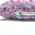 thumbnail image 4 of Love Pet Bed, Hearts for Valentine Vertical Stripes Lines Ornament Romance Wedding, Chew Resistant Pad for Dogs and Cats Cushion with Removable Cover, 24" x 39", Pale Mauve Purple, by Ambesonne, 4 of 4