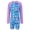 Purple, variant on Usaibhir Girls One Piece Swimsuits Rash Guard for Girl Long Sleeve Bathing Suits with Front Zipper Sun Protection Swimwear 4-10 Years