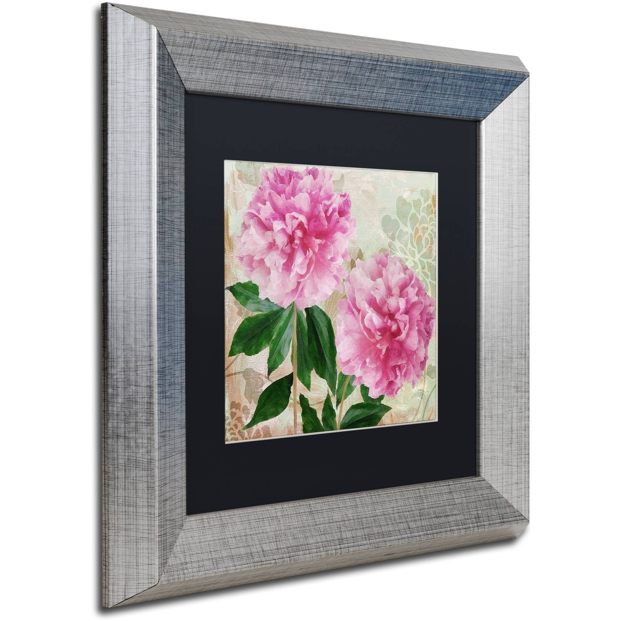 Trademark Fine Art "Sonata I" Canvas Art by Color Bakery Black Matte, Silver Frame