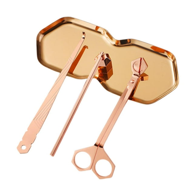 Kit de Herramientas de Vela Strade Fareast Limited Wick Trimmer Set acero inoxidable
