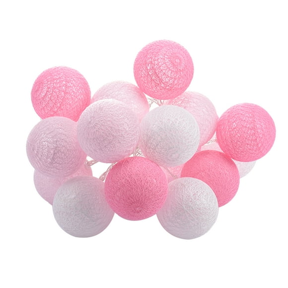 Led Cotton Sewing Thread Ball String Lights Home Christmas Party
