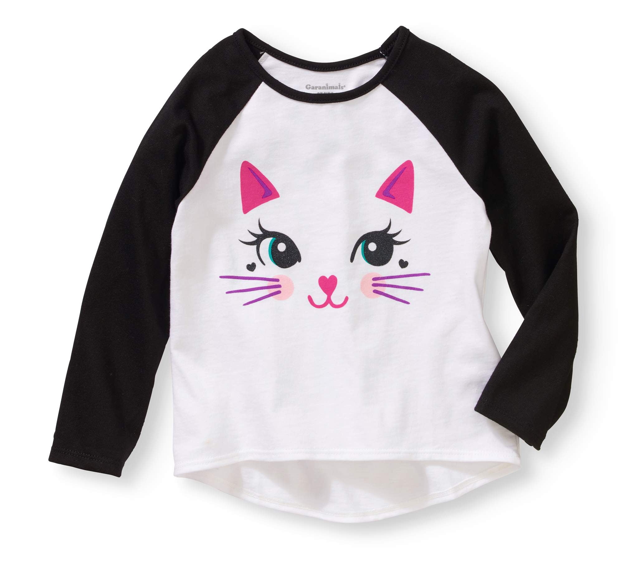 Baby Toddler Girls' LongSleeve HiLo Graphic Raglan