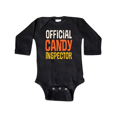 

Inktastic Candy Inspector Gift Baby Boy or Baby Girl Long Sleeve Bodysuit