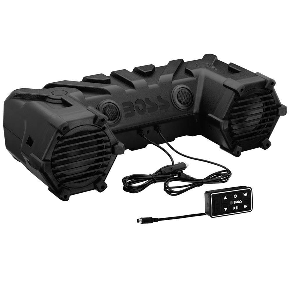 Boss Dual 450W 6.5" ATV/Marine Amplified Waterproof Speakers+Bluetooth