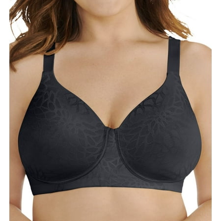 Women S Vanity Fair 71380 Beauty Back Full Figure Wirefree Bra Midnight Black Lace 38d Walmart Canada