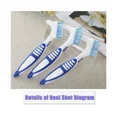 thumbnail image 4 of 4 Pack Denture Brushes With Double Sided Denture Cleaning Brush Heads For Denture Care, 4 of 5